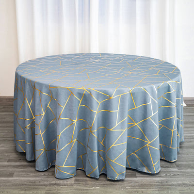 Elegant Design of the Dusty Blue Tablecloth