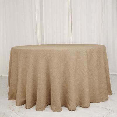 Rustic Elegance with Natural Jute Tablecloth