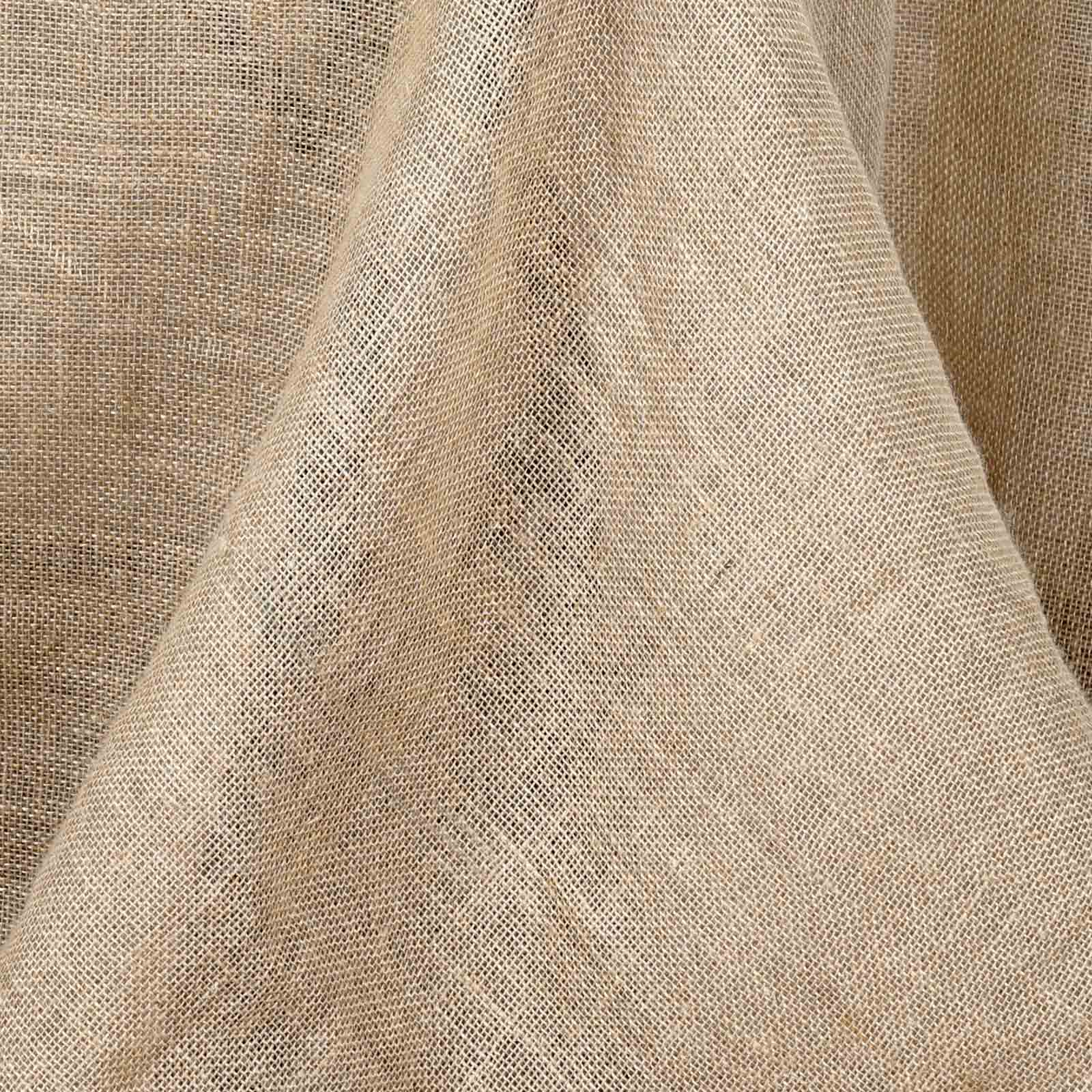 Natural rustic burlap tablecloth with boho chic jute texture. #whtbkgd