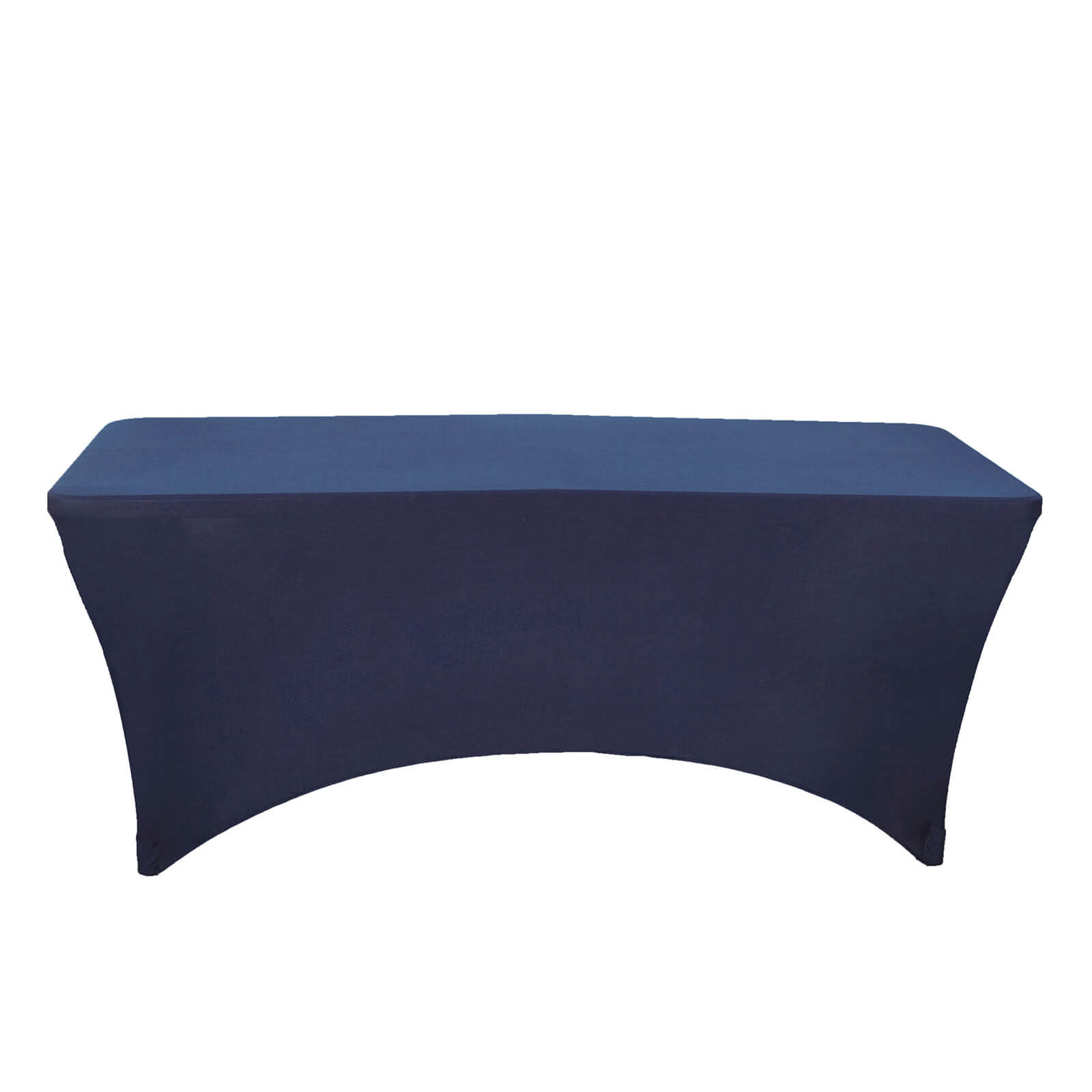 Navy Blue Tablecloth for 8 Feet Rectangular Spandex