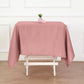Dusty Rose Polyester Square Tablecloth 54"x54"