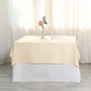 Beige Polyester Square Tablecloth 54"x54"