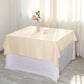 Beige Polyester Square Tablecloth 54"x54"