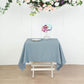 Polyester Square Tablecloth 54"x54" in Dusty Blue Color