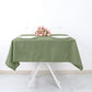 Dusty Sage Green Polyester Square Tablecloth 54"x54"