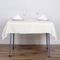 Ivory Polyester Square Tablecloth 54"x54"