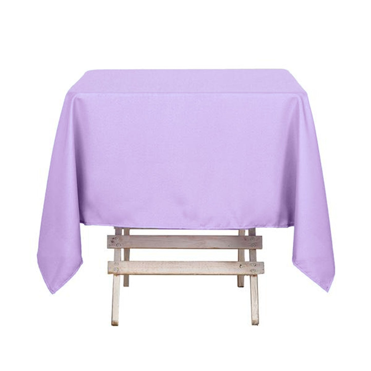 Lavender Lilac Polyester Square Tablecloth 54"x54"