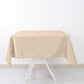 Nude Polyester Square Tablecloth 54"x54"