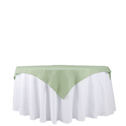 Sage Green Polyester Square Tablecloth 54"x54"