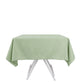 Sage Green Polyester Square Tablecloth 54"x54"