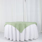 Sage Green Polyester Square Tablecloth 54"x54"