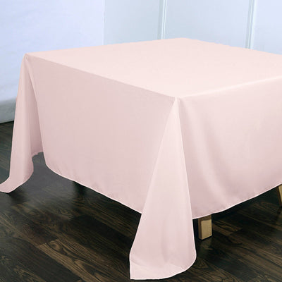 Practical Benefits of the Blush Polyester Tablecloth