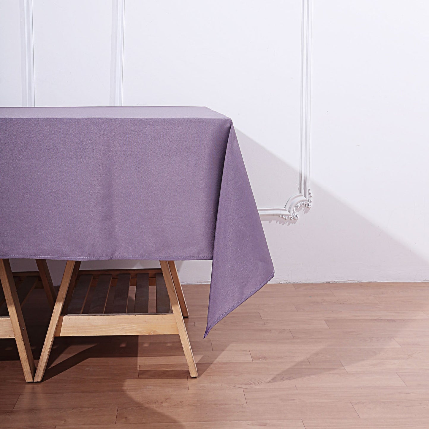 70 Inch Polyester Tablecloth Square Violet Amethyst
