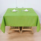 Square Polyester Tablecloth In Apple Green 70 Inch 