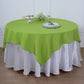 70"x70" Apple Green Square Seamless Polyester Overlay