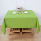 70 Inch Square Tablecloth Made Of Apple Green Polyester