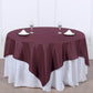 Burgundy Polyester Square Tablecloth 70"x70"