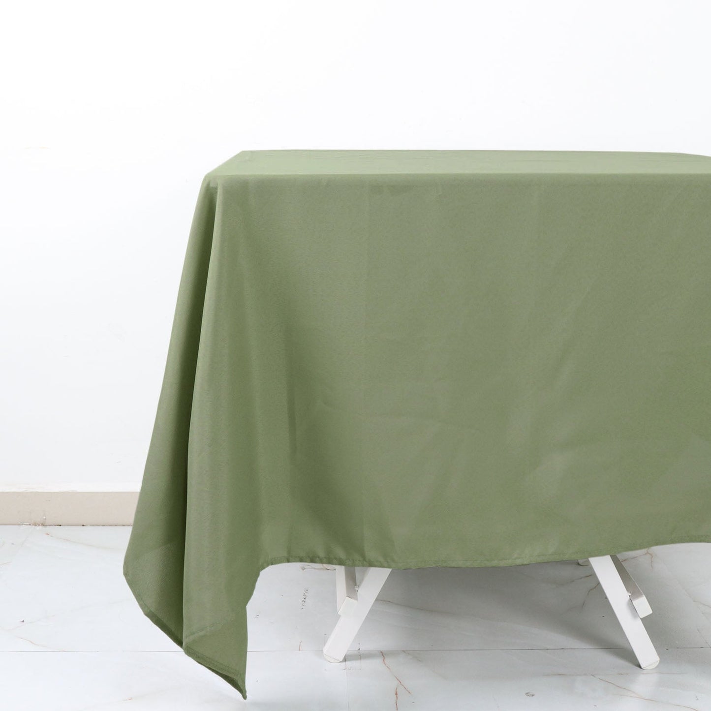 70 Inch Eucalyptus Sage Green Tablecloth Square