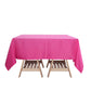 70 Inch Square Fuchsia Polyester Tablecloth