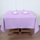 Lavender Lilac Polyester Square Tablecloth 70"x70"