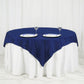 Navy Blue Polyester Square Tablecloth 70"x70"