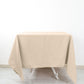 Polyester Square Tablecloth 70 Inch Nude