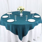 Polyester Table Overlay 70 Inch Peacock Teal
