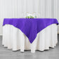70inch Purple 200 GSM Seamless Premium Polyester Square Table Overlay