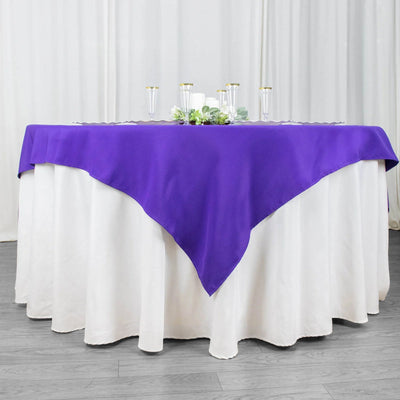 Sophisticated Design of the Purple Table Overlay