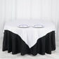 White Polyester Square Tablecloth 70"x70"
