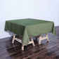 Polyester Square Tablecloth Olive Green 70 Inch