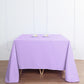 90"x90" Lavender Lilac Seamless Square Polyester Table Overlay