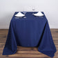 90"x90" Navy Blue Seamless Square Polyester Overlay