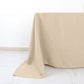 Square Tablecloth 90 Inch Nude Polyester