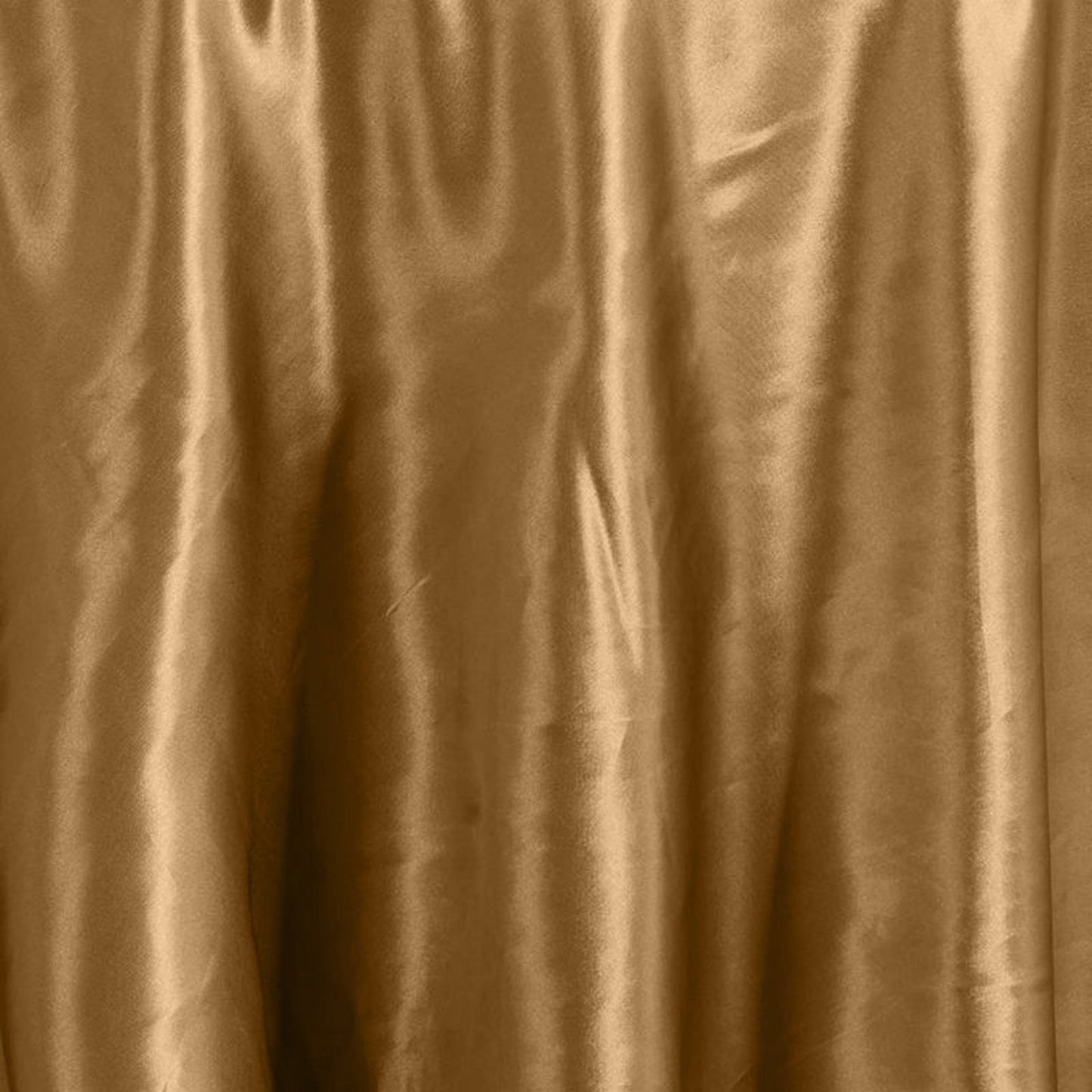 Satin Gold Round Tablecloth 108 Inch   