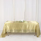Tablecloth Champagne Satin 60 Inch x 126 Inch Rectangular