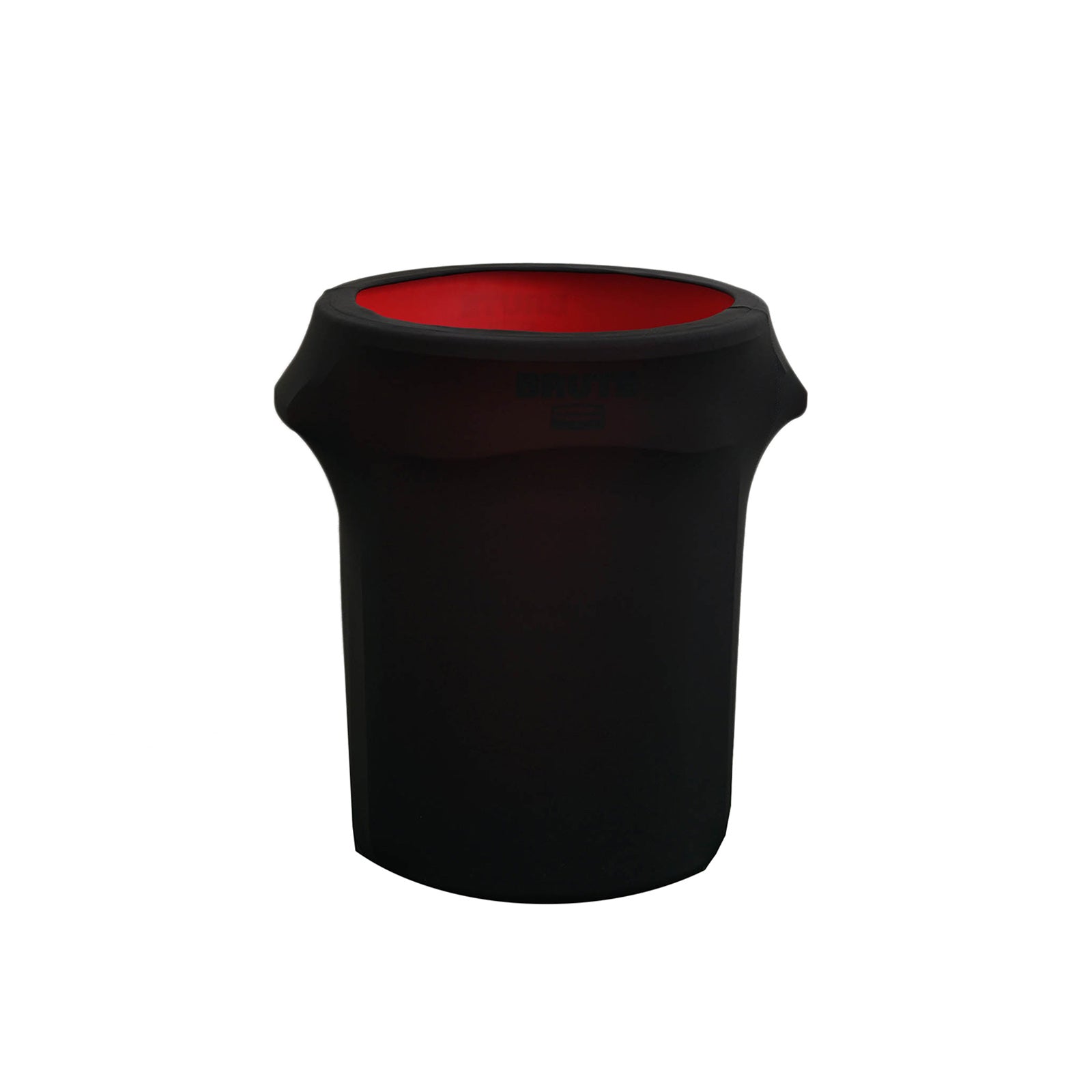 24-40 Gallons Black Stretch Spandex Round Trash Bin Container Cover