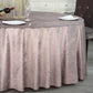 120inch Mauve Seamless Premium Velvet Round Tablecloth, Reusable Linen