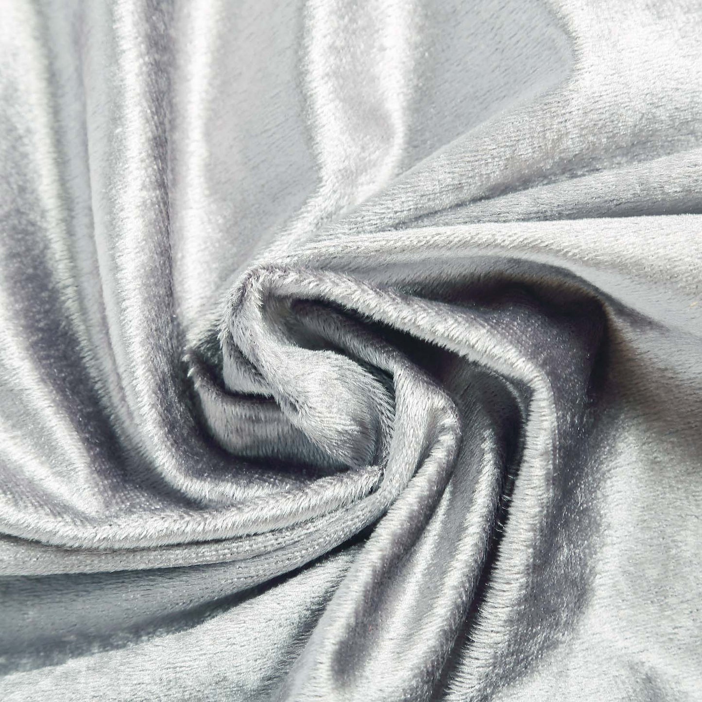 Premium 90 Inch x 132 Inch Seamless Linen Reusable Velvet Rectangle Tablecloth in Silver Color#whtbkgd 