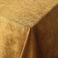 Seamless Linen 90 Inch x 156 Inch Gold Reusable Premium Velvet Rectangle Tablecloth 