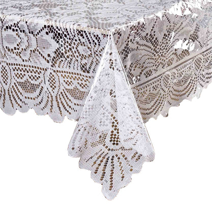 Clear 10 Mil Thick Eco-friendly Vinyl Waterproof Tablecloth PVC Square Disposable Tablecloth 