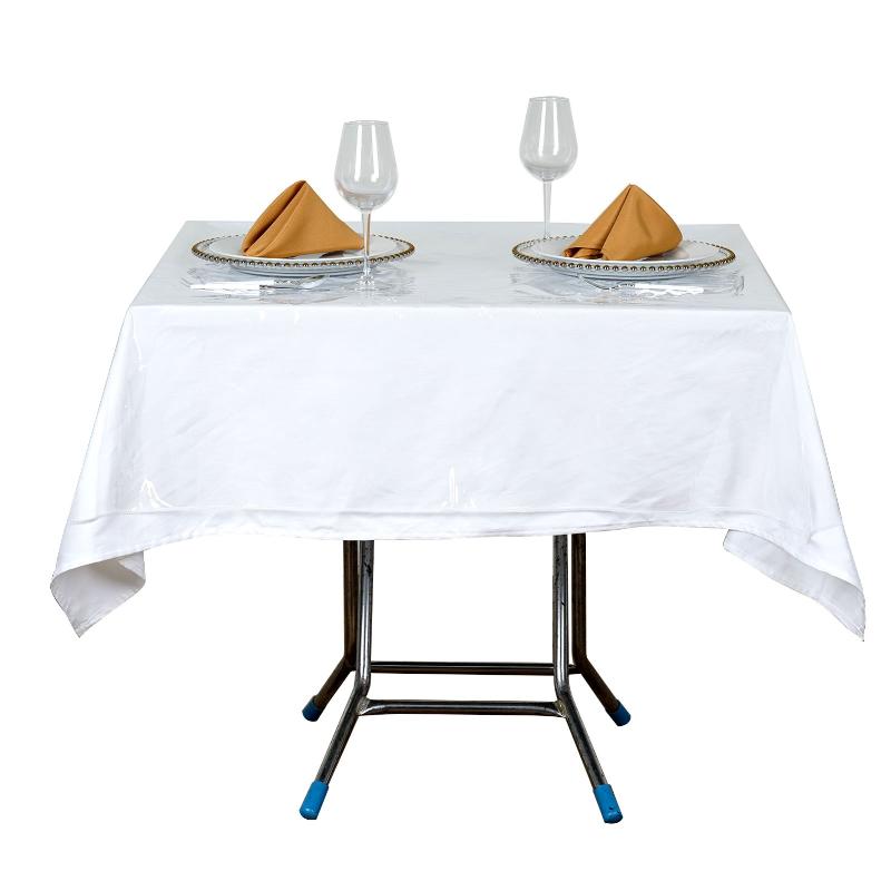 Clear 10 Mil Thick Eco-friendly Vinyl Waterproof Tablecloth PVC Square Disposable Tablecloth 
