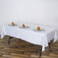 60" x 108" Clear 10 Mil Thick Eco-friendly Vinyl Waterproof Tablecloth PVC Rectangle Disposable Tablecloth