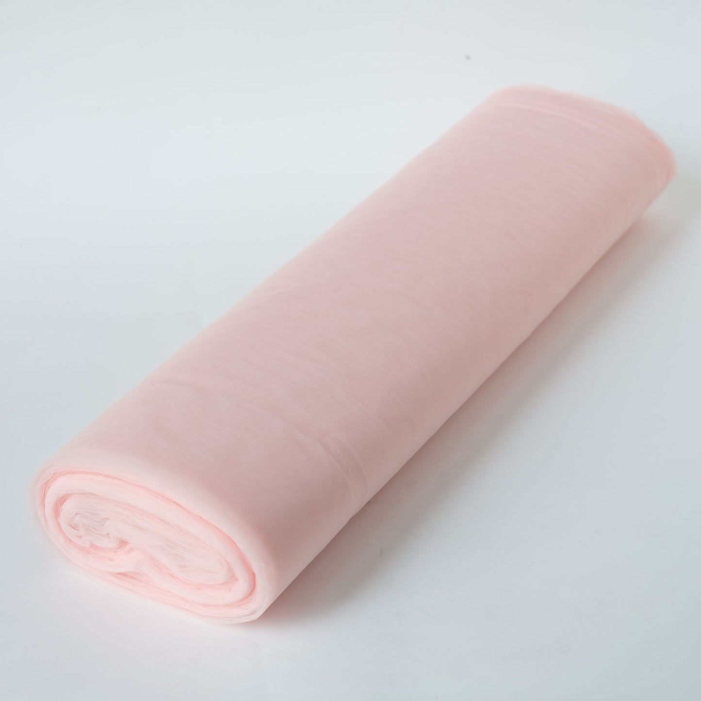 108"x50 Yards Blush Tulle Fabric Bolt, DIY Craft Fabric Roll