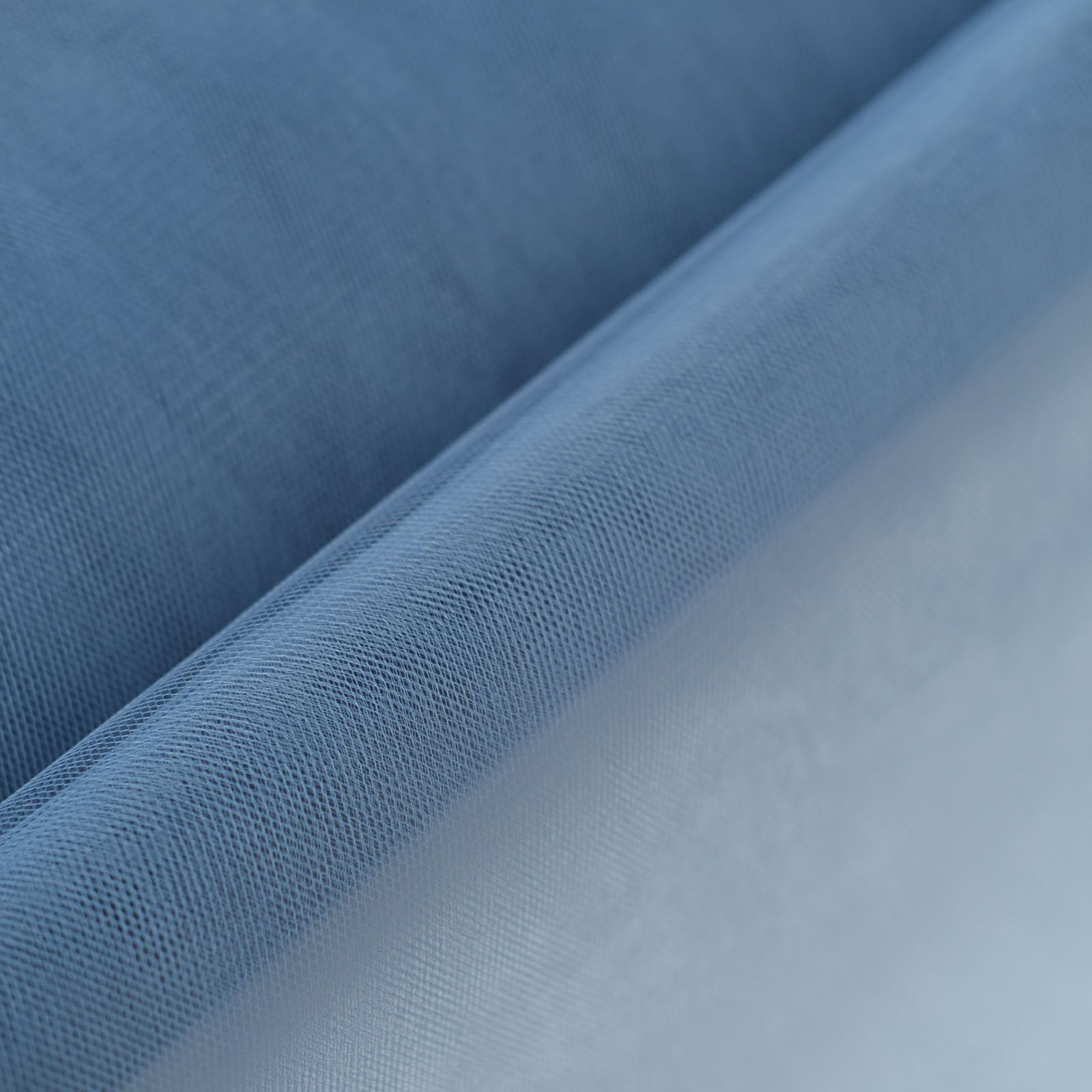 Dusty Blue Colored 108 Inch x 50 Yards Tulle Fabric Roll