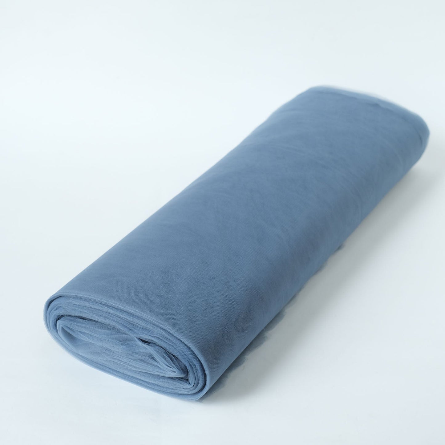 108"x50 Yards Dusty Blue Tulle Fabric Bolt, DIY Craft Fabric Roll