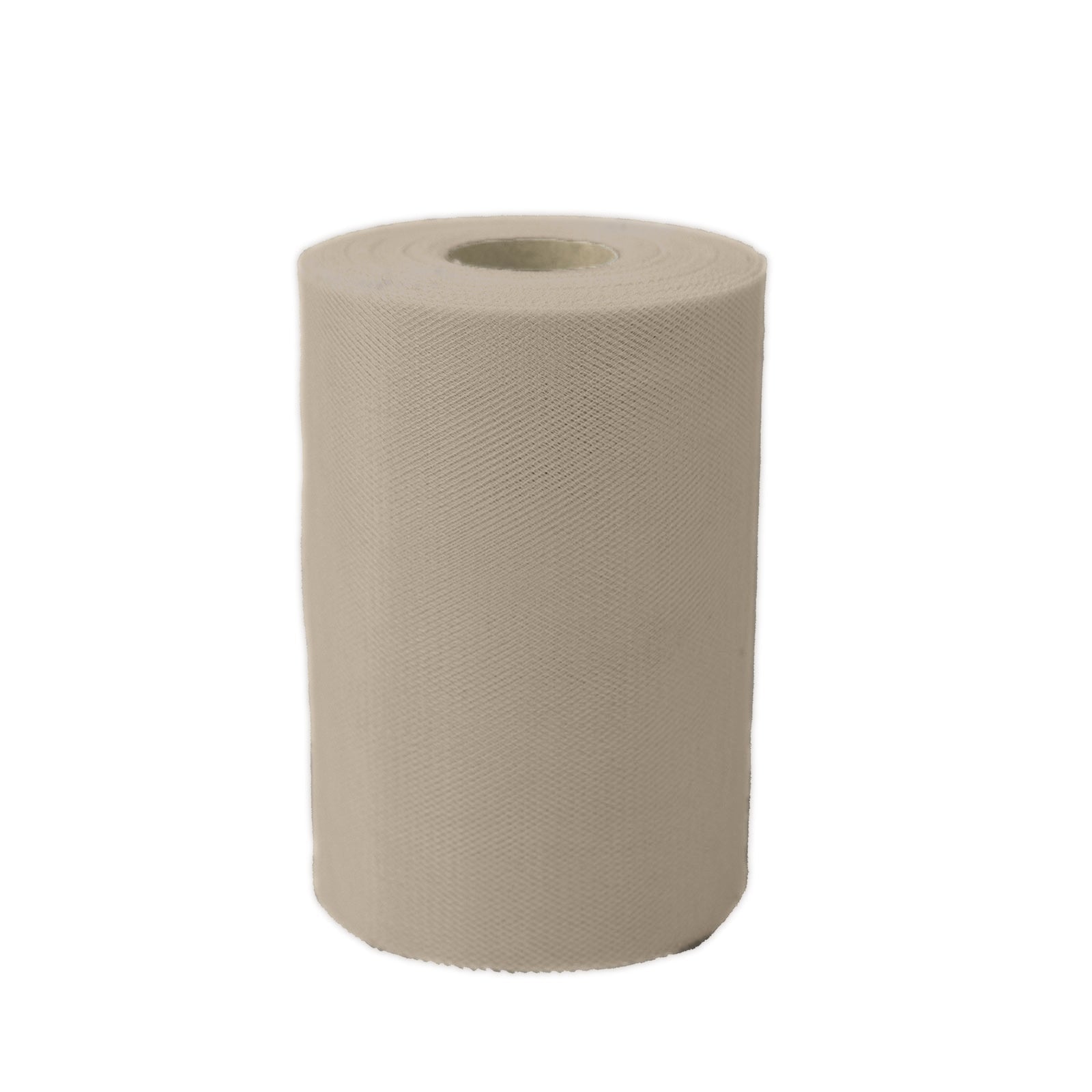 Fabric Roll Taupe Sheer Nylon Tulle 6 Inch By 100 Yards