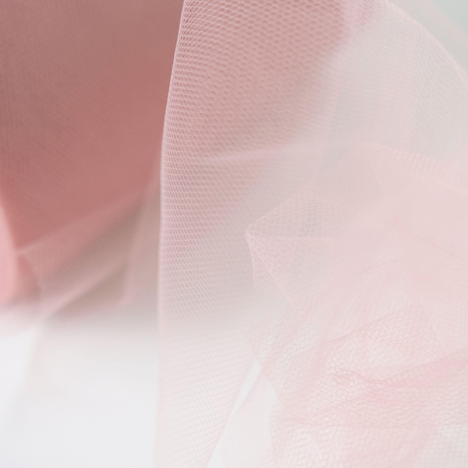 6 Inch By 100 Yards Tulle Fabric Dusty Rose Sheer Nylon