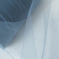 6 Inch By 100 Yards Tulle Fabric Dusty Blue Sheer Nylon
