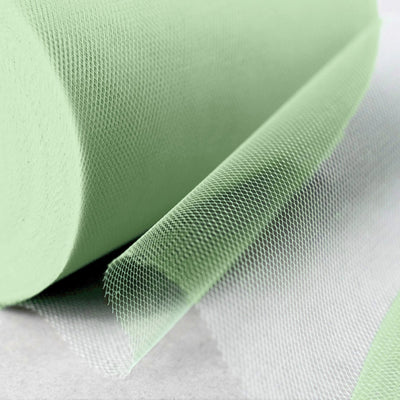 Versatile Crafting Essential: Sage Green Tulle Fabric
